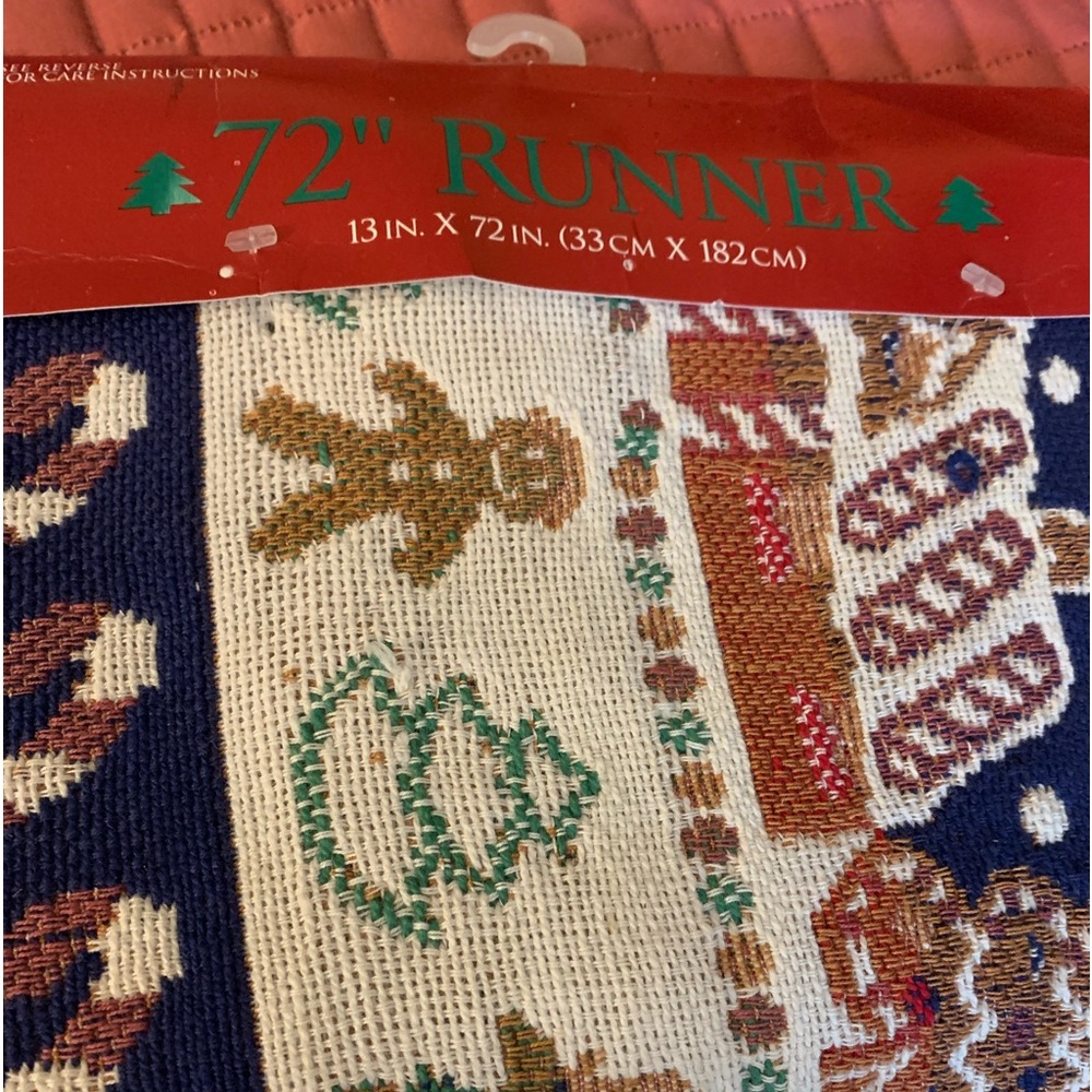 Gingerbread style Home for the Holidays Runner & Placemats
